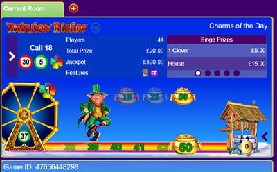 The Rainbow Riches at a British Online Bingo Site